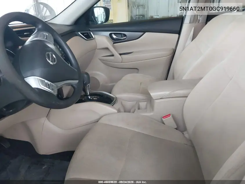 2016 NISSAN ROGUE VIN 5N1AT2MT0GC919660 — фото 5