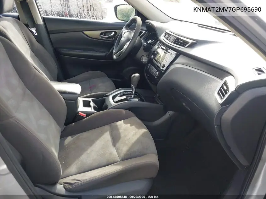 2016 NISSAN ROGUE VIN KNMAT2MV7GP695690 — фото 5