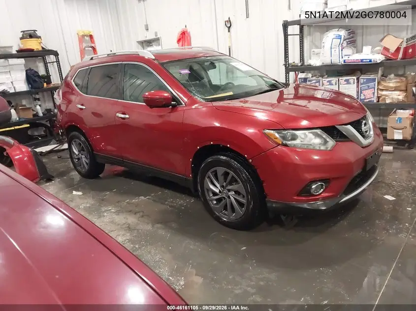 NISSAN ROGUE 2016, VIN 5N1AT2MV2GC780004