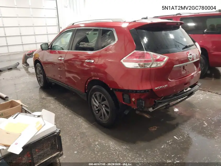 2016 NISSAN ROGUE VIN 5N1AT2MV2GC780004 — фото 3