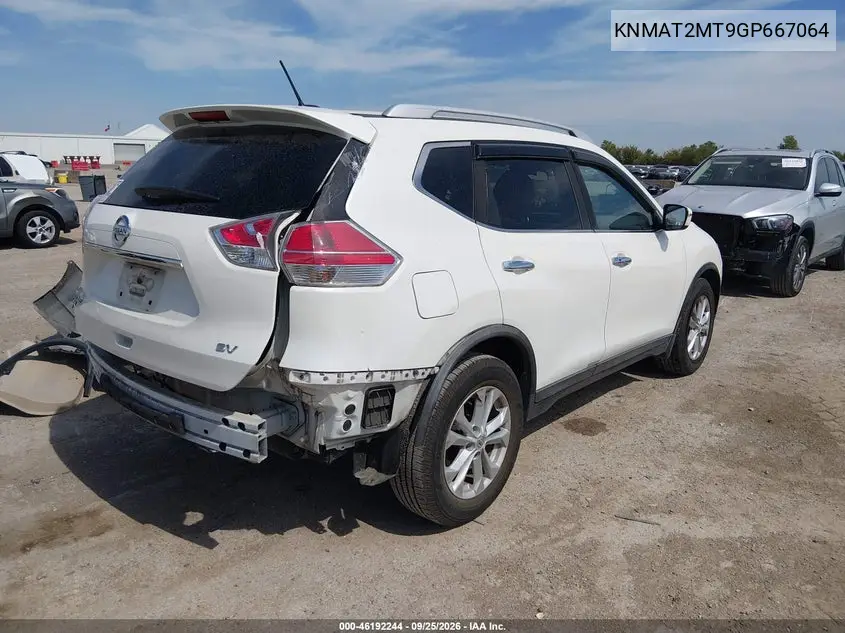 2016 NISSAN ROGUE VIN KNMAT2MT9GP667064 — фото 4