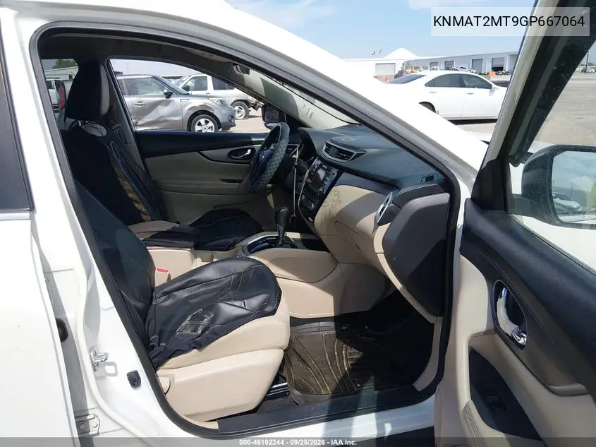 2016 NISSAN ROGUE VIN KNMAT2MT9GP667064 — фото 5