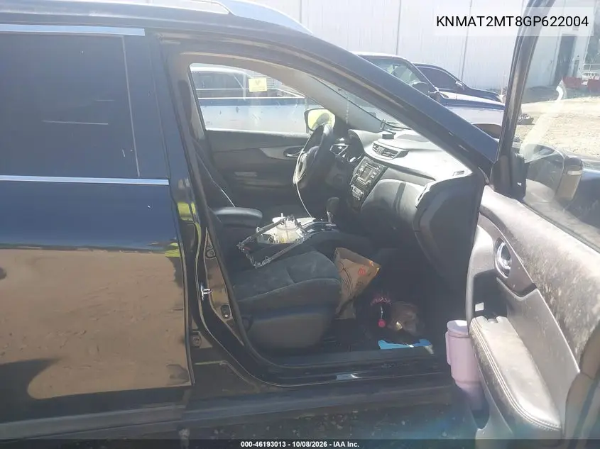 2016 NISSAN ROGUE VIN KNMAT2MT8GP622004 — фото 5