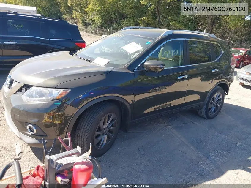 2016 NISSAN ROGUE VIN 5N1AT2MV6GC760130 — фото 2
