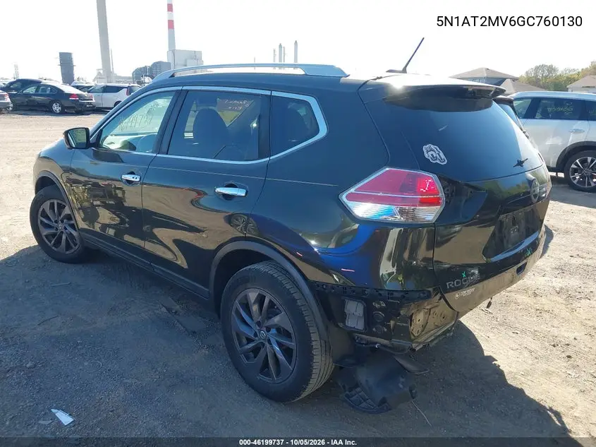 2016 NISSAN ROGUE VIN 5N1AT2MV6GC760130 — фото 3