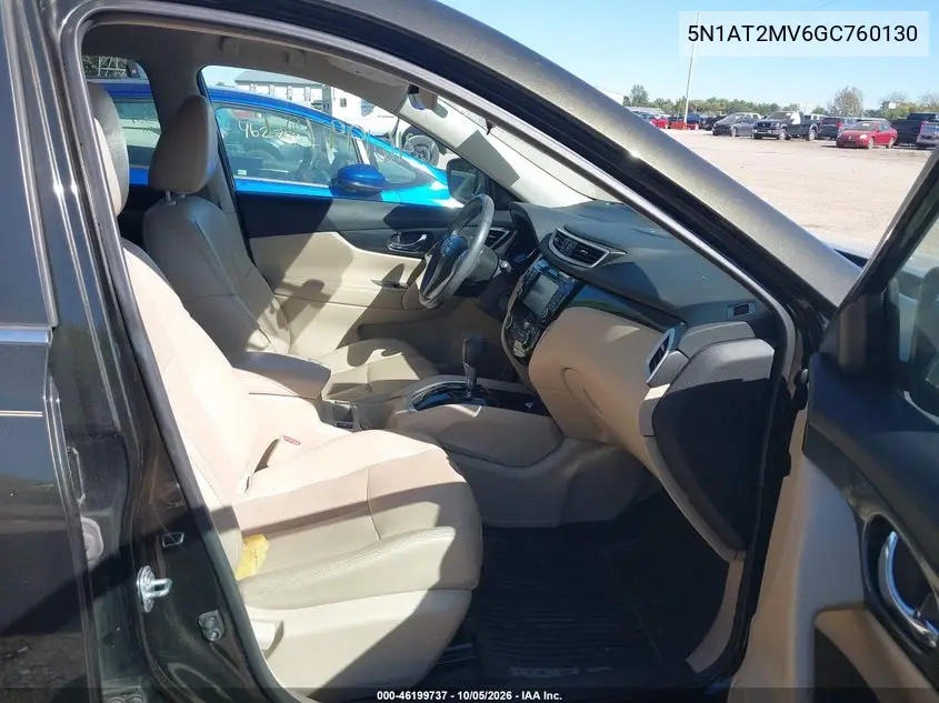 2016 NISSAN ROGUE VIN 5N1AT2MV6GC760130 — фото 5