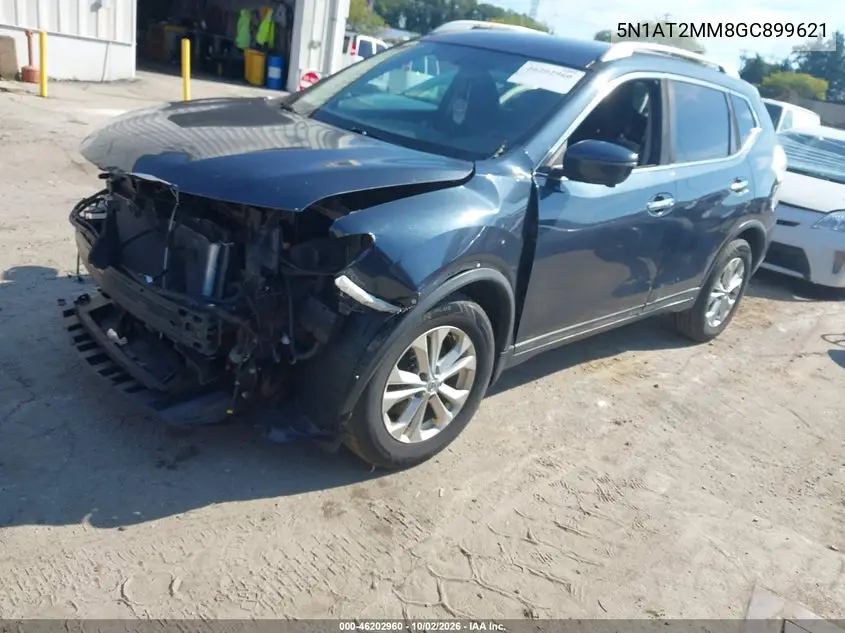 2016 NISSAN ROGUE VIN 5N1AT2MM8GC899621 — фото 2