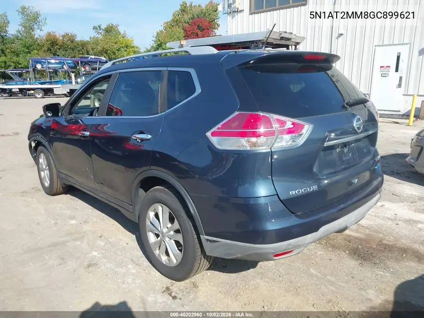 2016 NISSAN ROGUE VIN 5N1AT2MM8GC899621 — фото 3