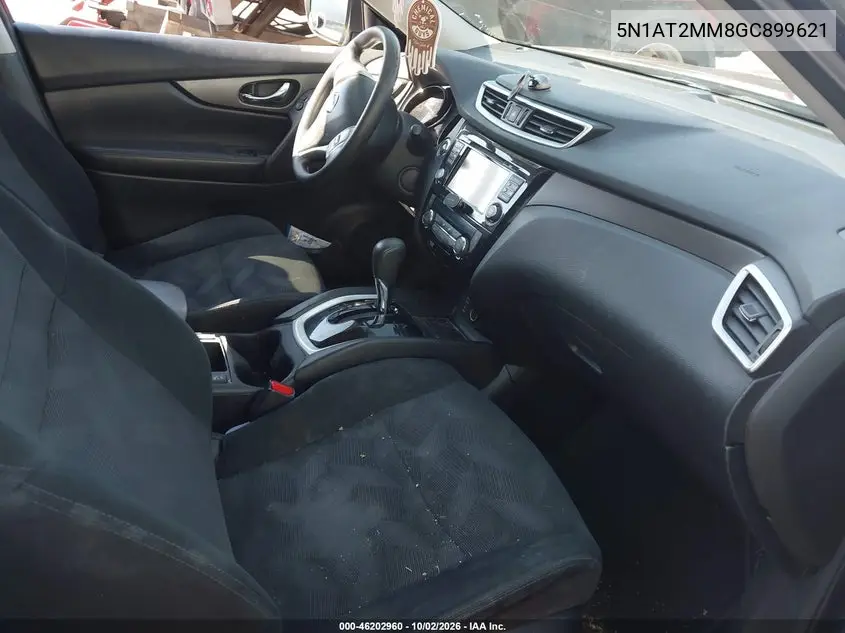 2016 NISSAN ROGUE VIN 5N1AT2MM8GC899621 — фото 5