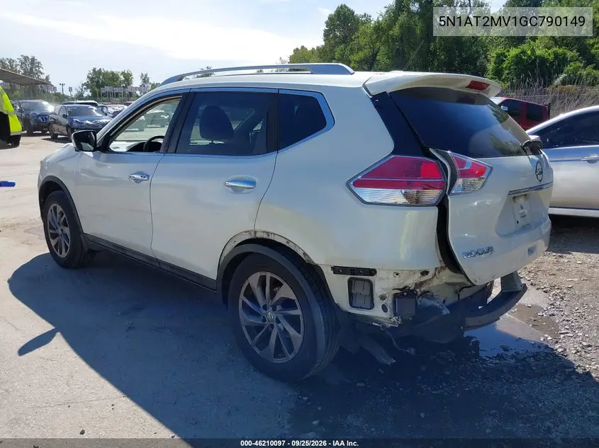 2016 NISSAN ROGUE VIN 5N1AT2MV1GC790149 — фото 3
