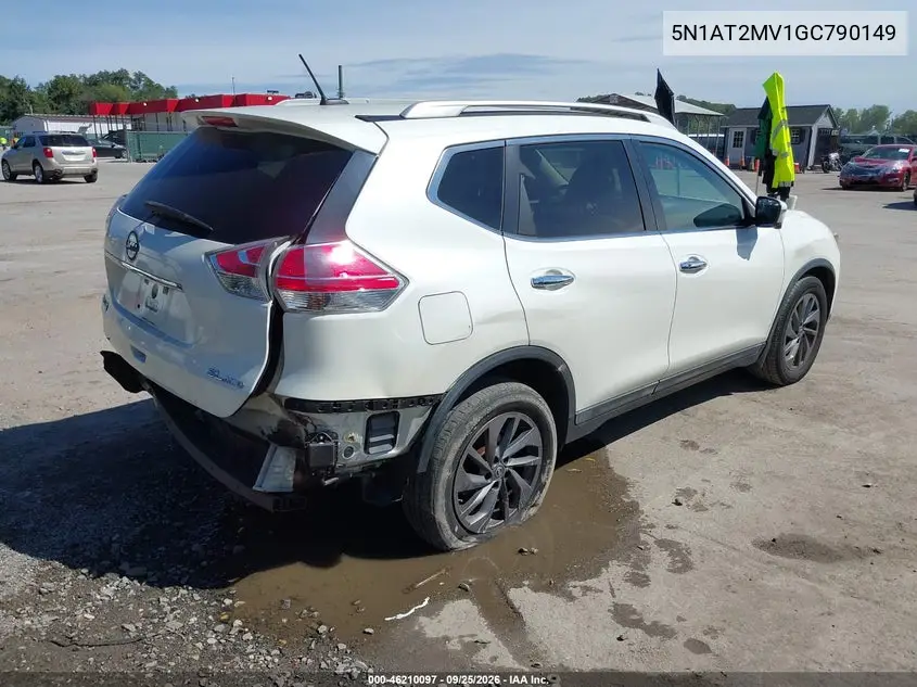 2016 NISSAN ROGUE VIN 5N1AT2MV1GC790149 — фото 4