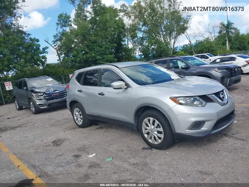 NISSAN ROGUE 2016, VIN JN8AT2MT8GW016373