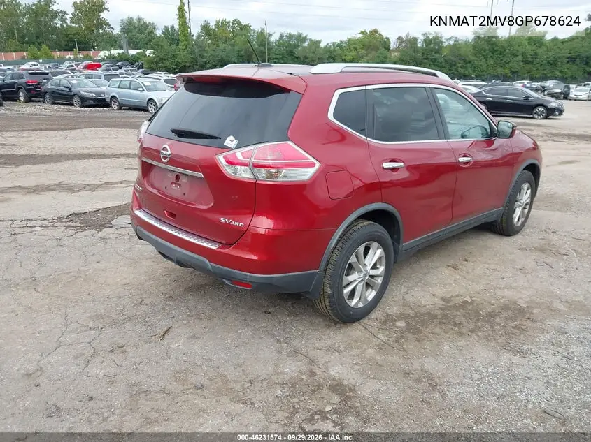 2016 NISSAN ROGUE VIN KNMAT2MV8GP678624 — фото 4
