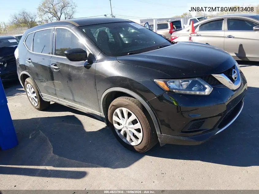 NISSAN ROGUE 2016, VIN JN8AT2MT8GW013408