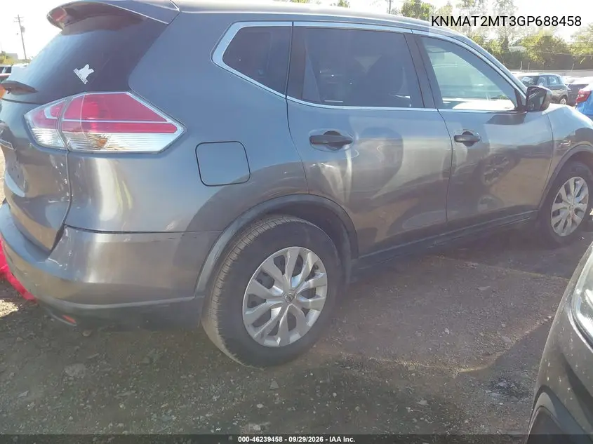 2016 NISSAN ROGUE VIN KNMAT2MT3GP688458 — фото 4