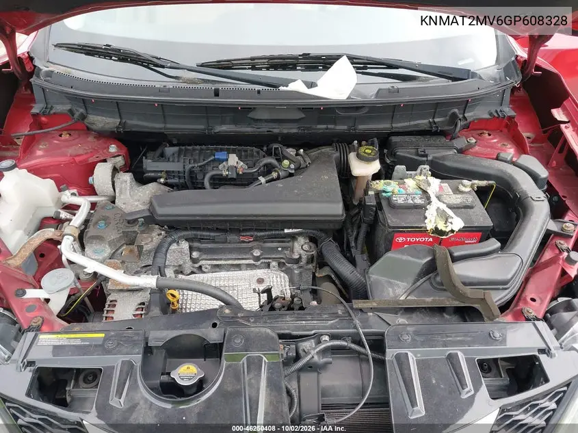 2016 NISSAN ROGUE VIN KNMAT2MV6GP608328 — фото 10