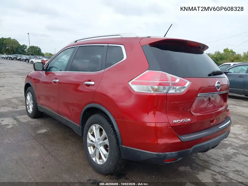 2016 NISSAN ROGUE VIN KNMAT2MV6GP608328 — фото 3