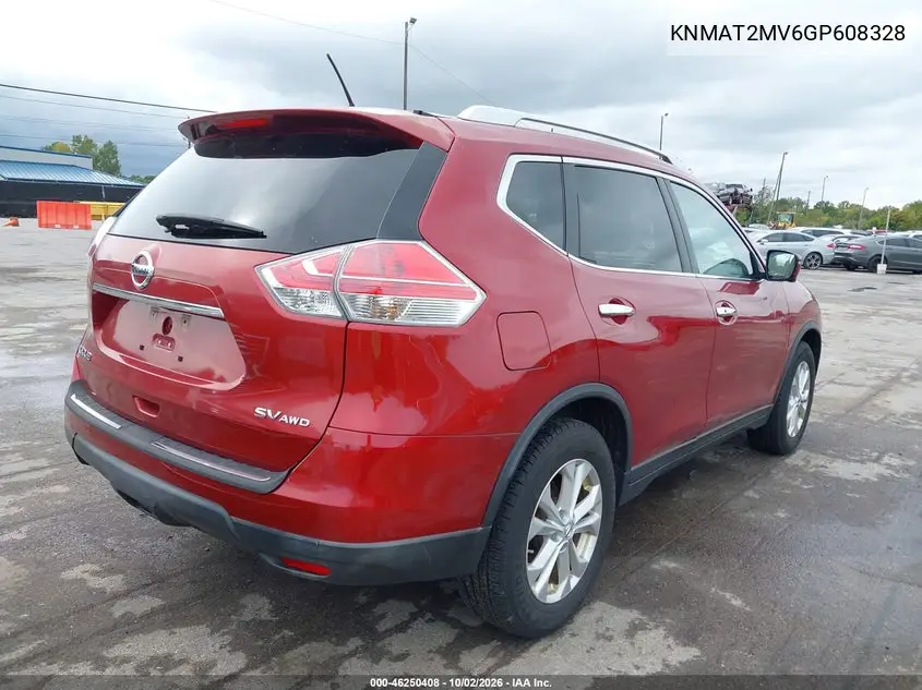 2016 NISSAN ROGUE VIN KNMAT2MV6GP608328 — фото 4