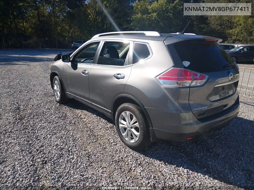 2016 NISSAN ROGUE VIN KNMAT2MV8GP677411 — фото 3
