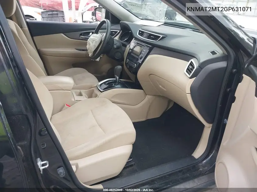 2016 NISSAN ROGUE VIN KNMAT2MT2GP631071 — фото 5