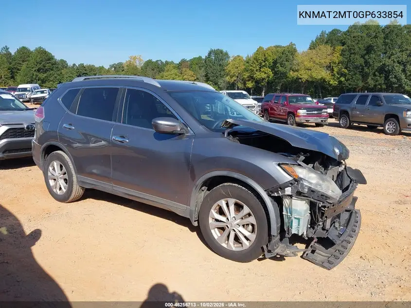 NISSAN ROGUE 2016, VIN KNMAT2MT0GP633854