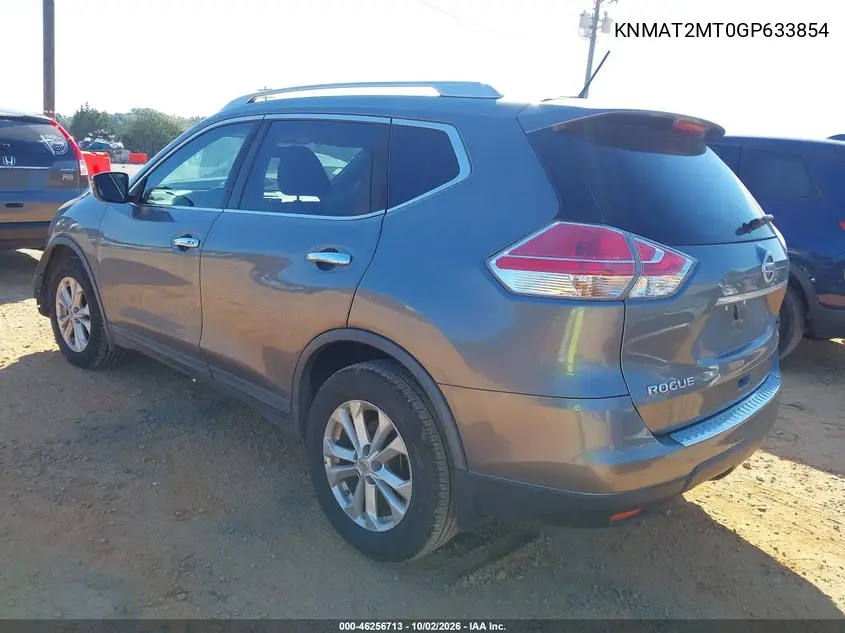2016 NISSAN ROGUE VIN KNMAT2MT0GP633854 — фото 3