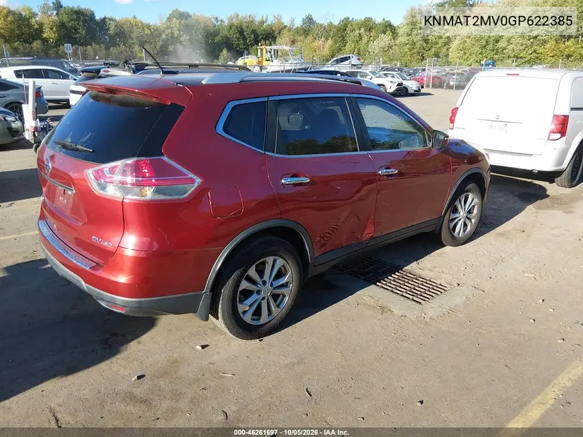 2016 NISSAN ROGUE VIN KNMAT2MV0GP622385 — фото 4