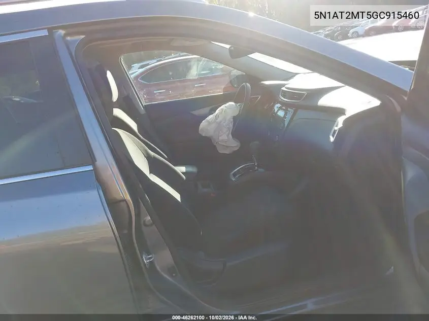 2016 NISSAN ROGUE VIN 5N1AT2MT5GC915460 — фото 5