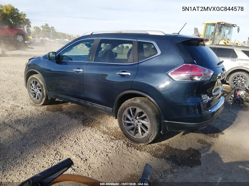 2016 NISSAN ROGUE VIN 5N1AT2MVXGC844578 — фото 3
