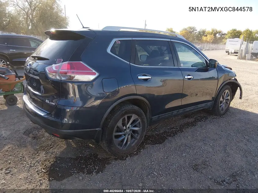 2016 NISSAN ROGUE VIN 5N1AT2MVXGC844578 — фото 4