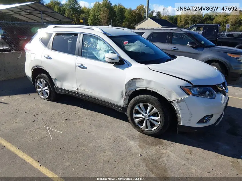 NISSAN ROGUE 2016, VIN JN8AT2MV8GW147692