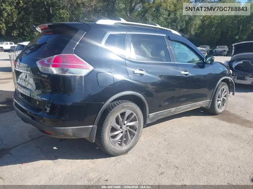 2016 NISSAN ROGUE VIN 5N1AT2MV7GC788843 — фото 4