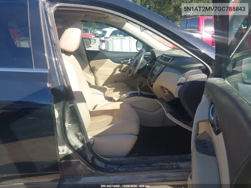 2016 NISSAN ROGUE VIN 5N1AT2MV7GC788843 — фото 5