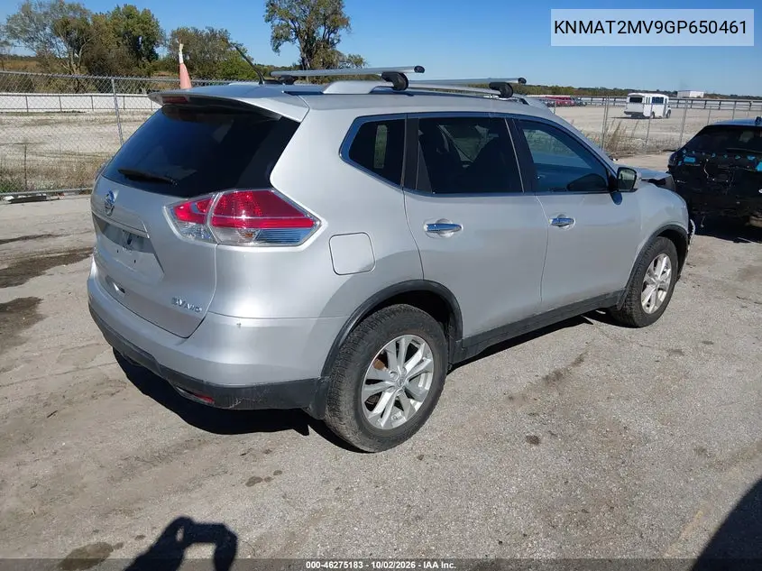 2016 NISSAN ROGUE VIN KNMAT2MV9GP650461 — фото 4