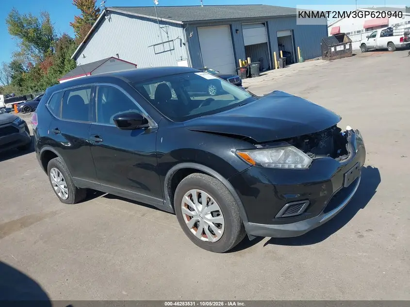 NISSAN ROGUE 2016, VIN KNMAT2MV3GP620940