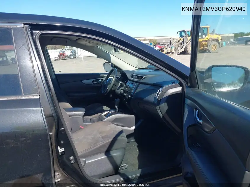 2016 NISSAN ROGUE VIN KNMAT2MV3GP620940 — фото 5