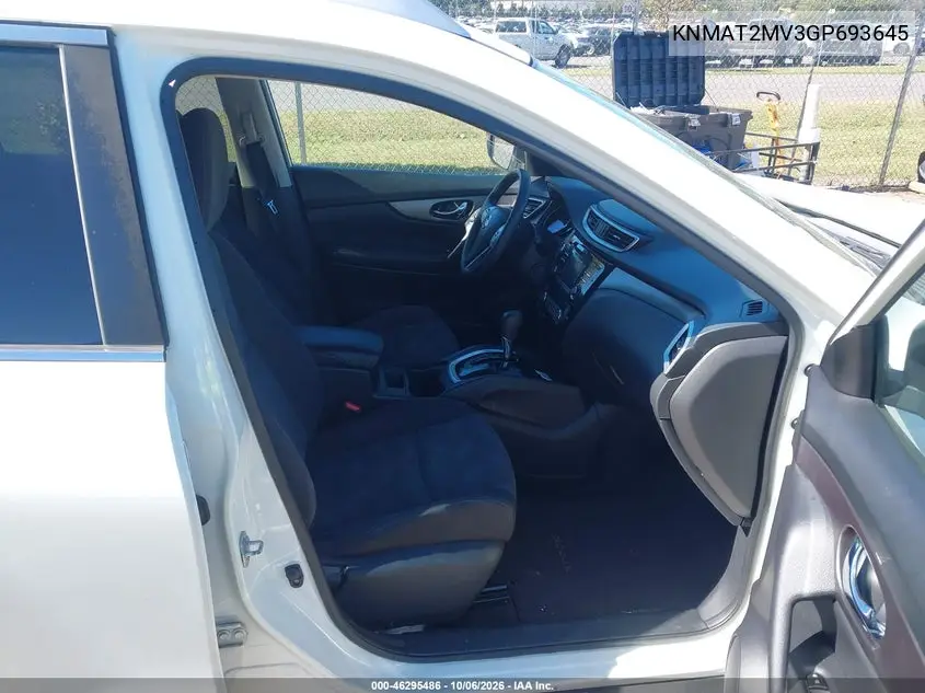 2016 NISSAN ROGUE VIN KNMAT2MV3GP693645 — фото 5