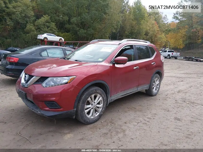 2016 NISSAN ROGUE VIN 5N1AT2MV6GC871406 — фото 2