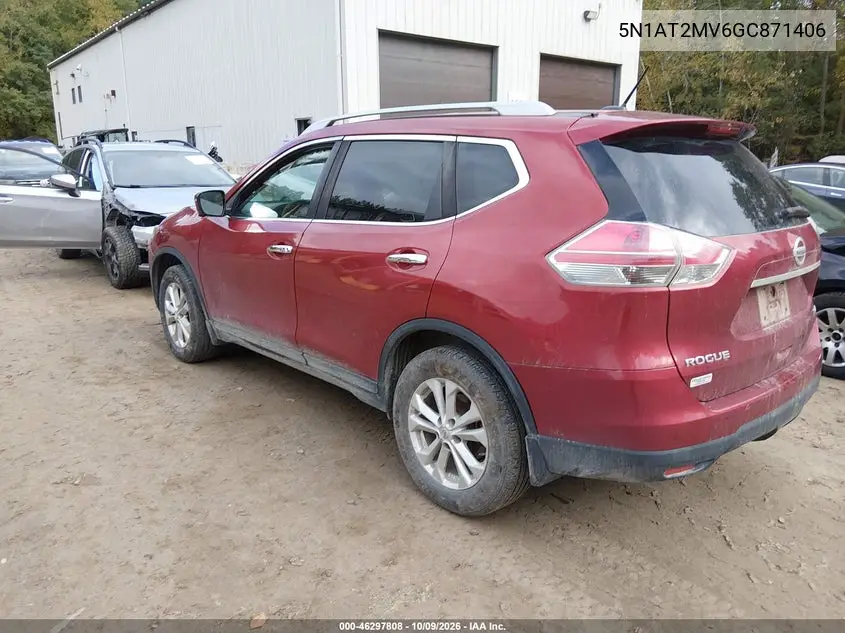 2016 NISSAN ROGUE VIN 5N1AT2MV6GC871406 — фото 3