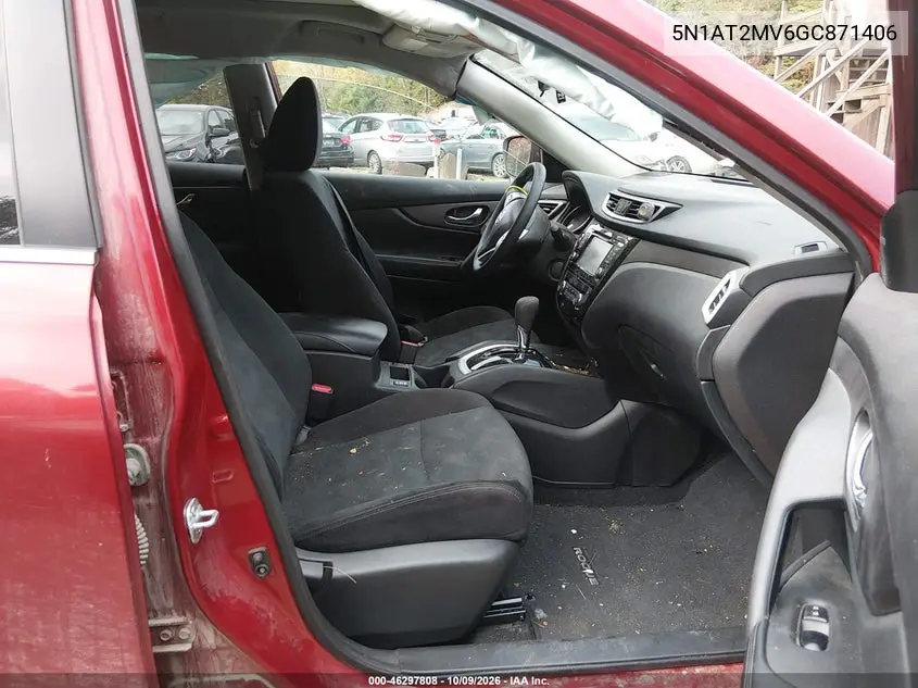 2016 NISSAN ROGUE VIN 5N1AT2MV6GC871406 — фото 5