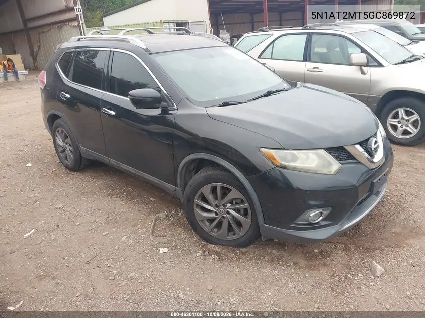 NISSAN ROGUE 2016, VIN 5N1AT2MT5GC869872