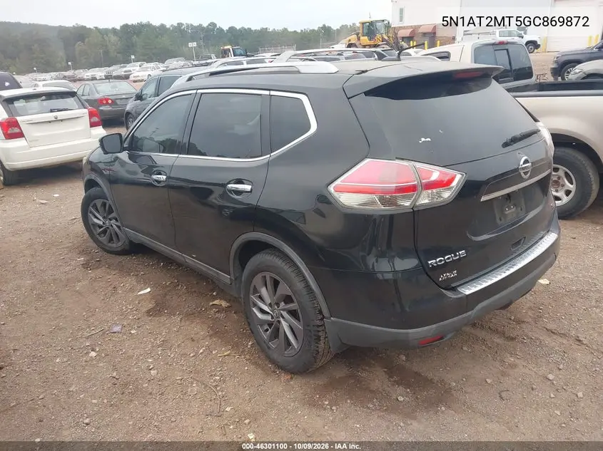 2016 NISSAN ROGUE VIN 5N1AT2MT5GC869872 — фото 3