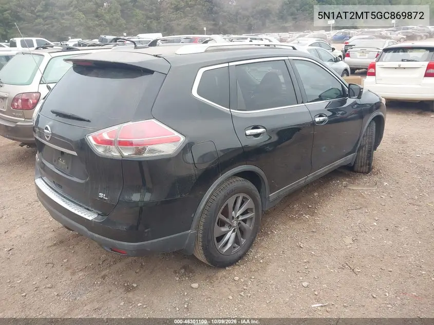 2016 NISSAN ROGUE VIN 5N1AT2MT5GC869872 — фото 4