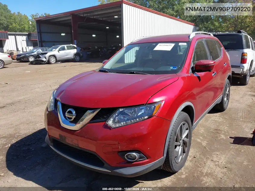 2016 NISSAN ROGUE VIN KNMAT2MV9GP709220 — фото 2