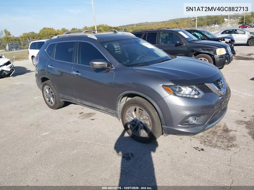 NISSAN ROGUE 2016, VIN 5N1AT2MV4GC882713
