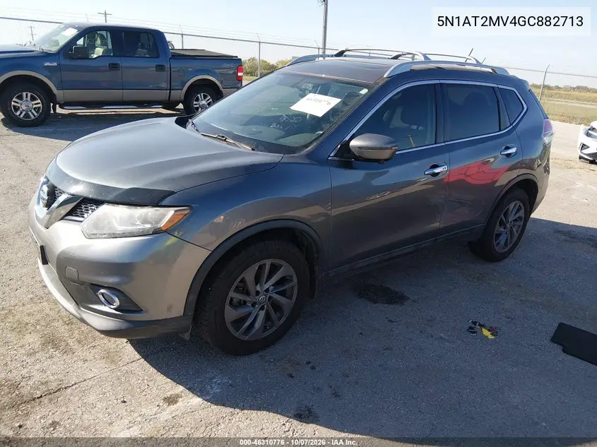 2016 NISSAN ROGUE VIN 5N1AT2MV4GC882713 — фото 2
