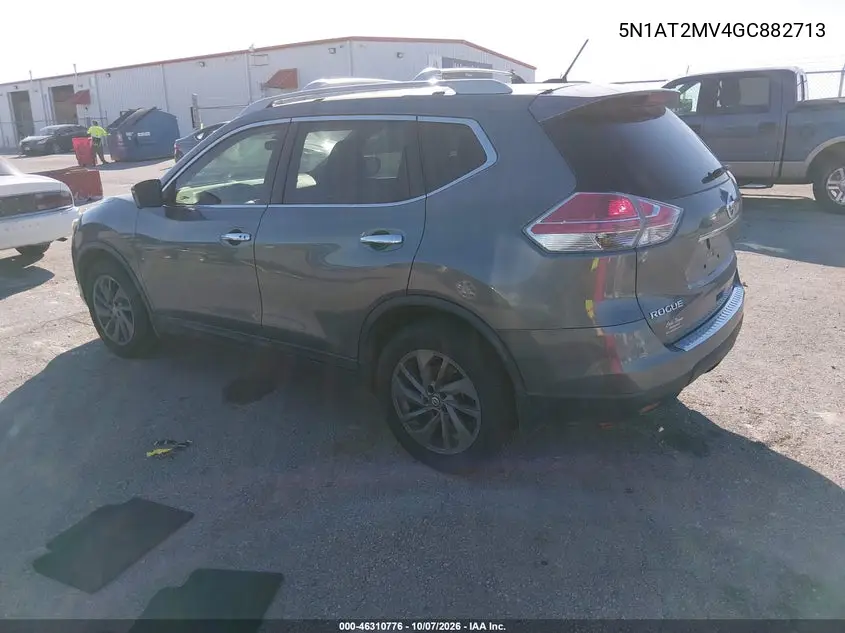 2016 NISSAN ROGUE VIN 5N1AT2MV4GC882713 — фото 3