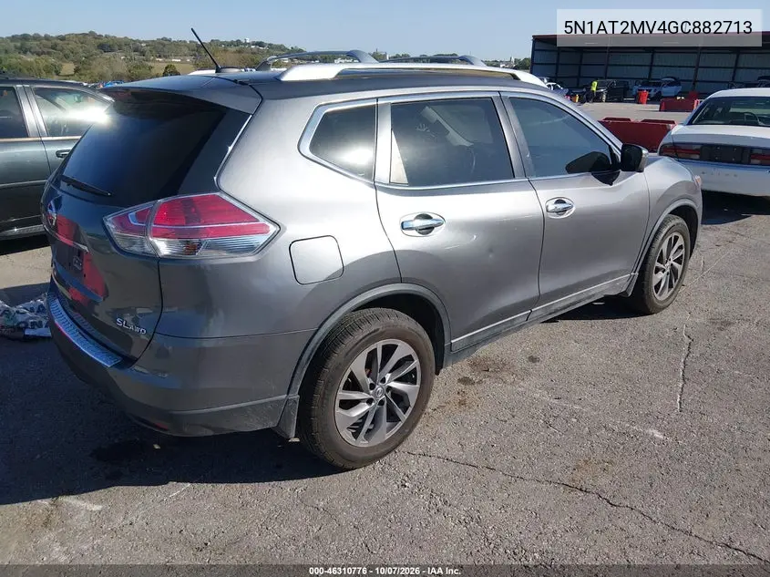 2016 NISSAN ROGUE VIN 5N1AT2MV4GC882713 — фото 4