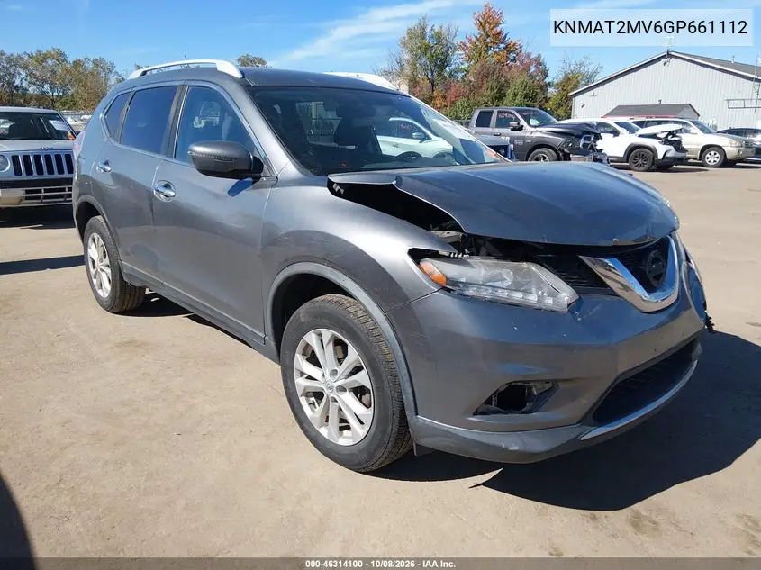 NISSAN ROGUE 2016, VIN KNMAT2MV6GP661112
