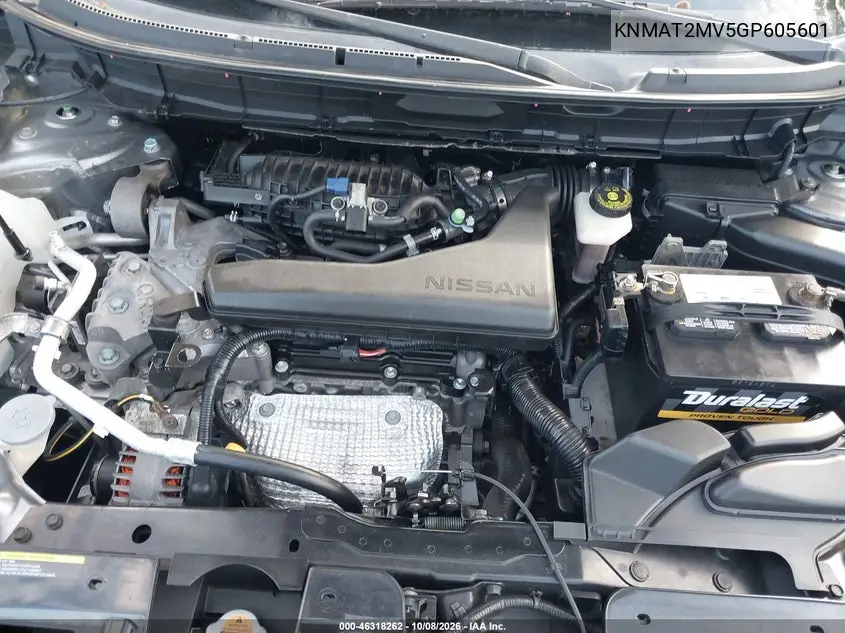 2016 NISSAN ROGUE VIN KNMAT2MV5GP605601 — фото 10